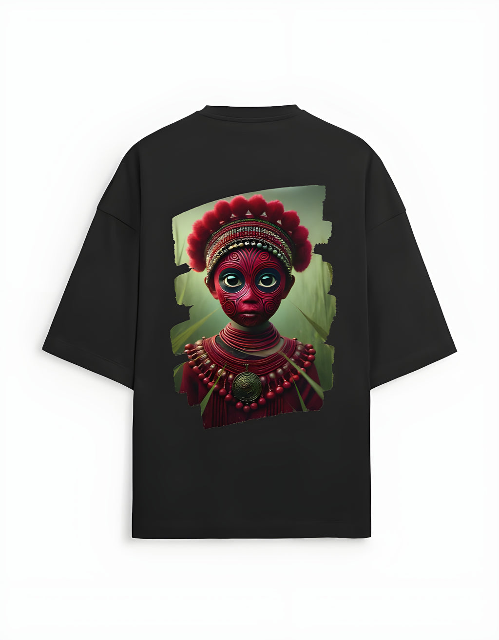 Celestial Myths - A Poetic Fusion of Folklore and Sci-Fi Unisex Terry Oversized Tee