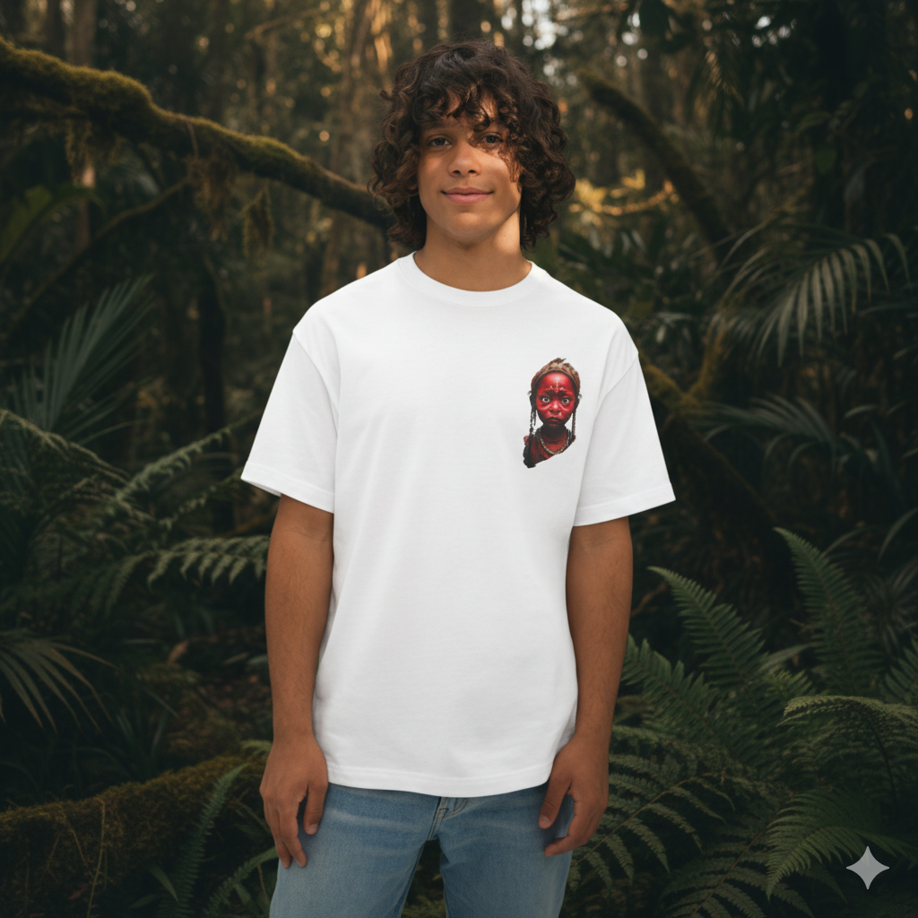 Celestial Myths - A Poetic Fusion of Folklore and Sci-Fi Unisex Terry Oversized Tee